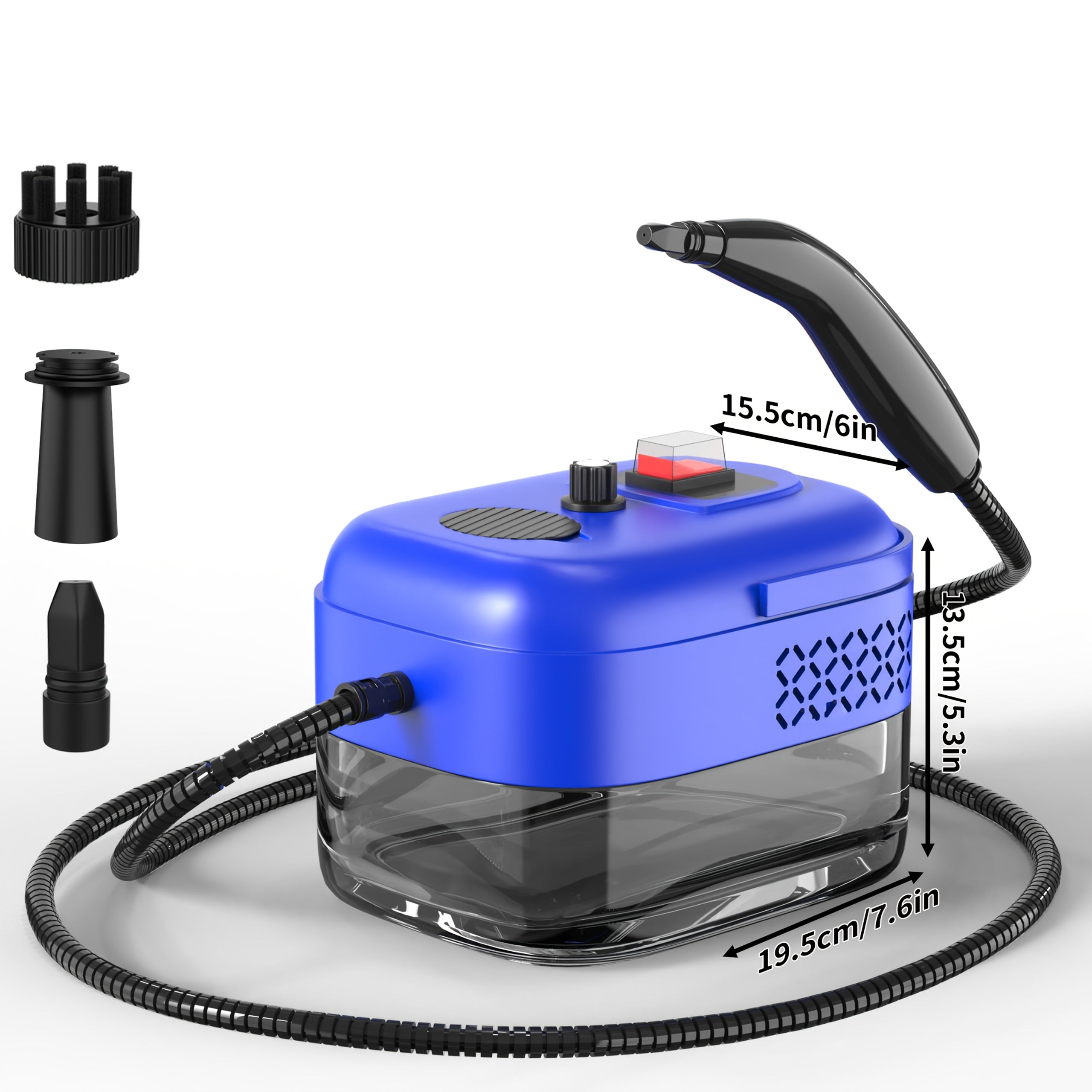 High Pressure Handheld Steam Cleaner with 9 Gears, 1200ml Water Tank Capacity