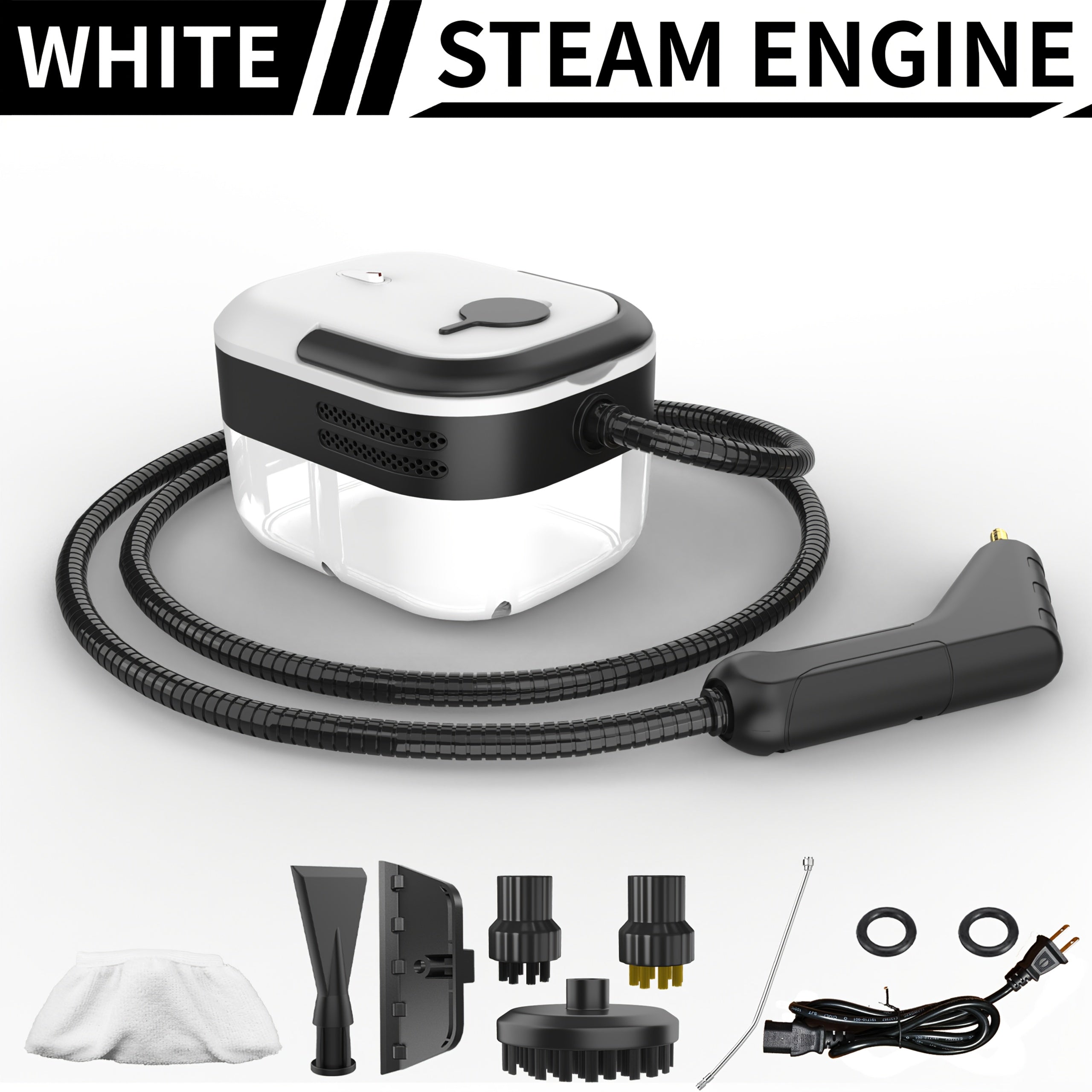 High Pressure Handheld Steam Cleaner with 9 Gears, 1200ml Water Tank Capacity