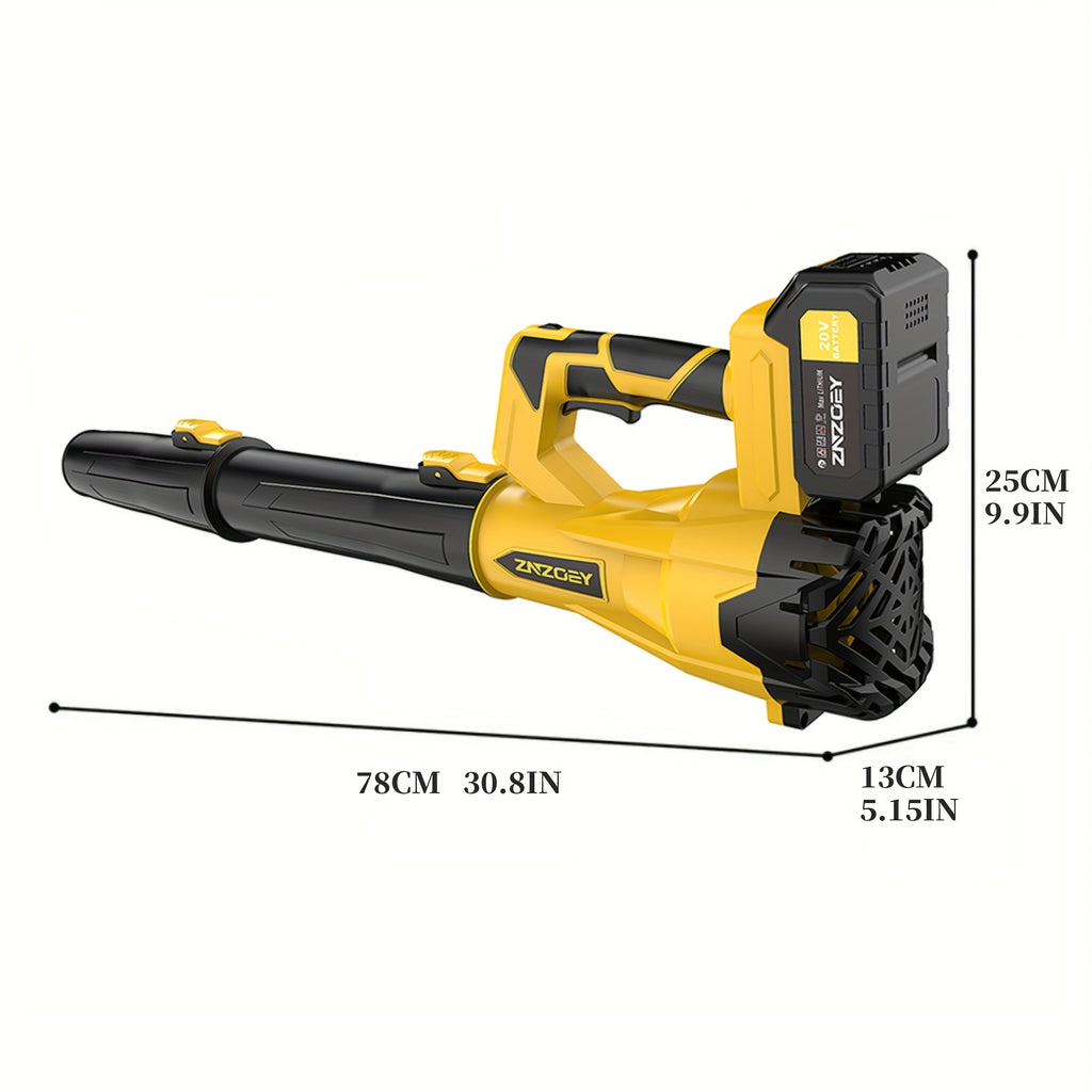 High Power Cordless Leaf Blower with 4.0Ah Batteries